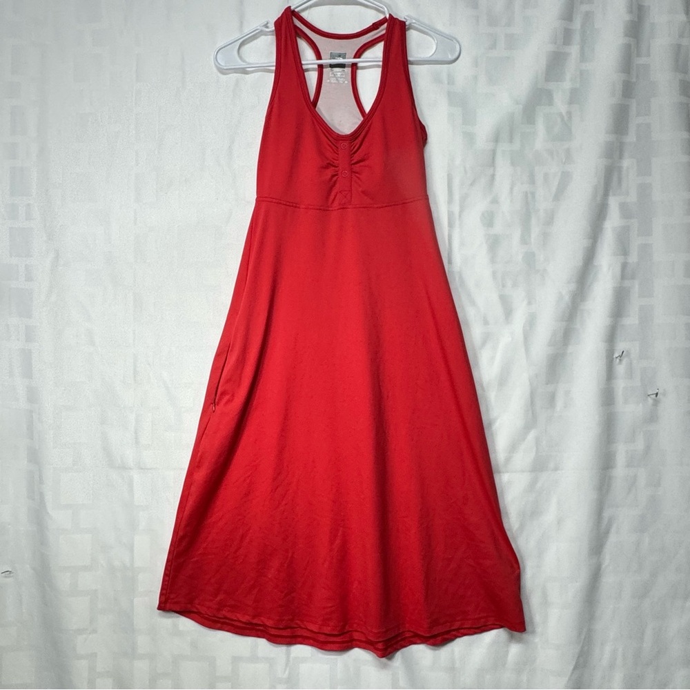 The North Face Red Halter Midi Sundress Casual